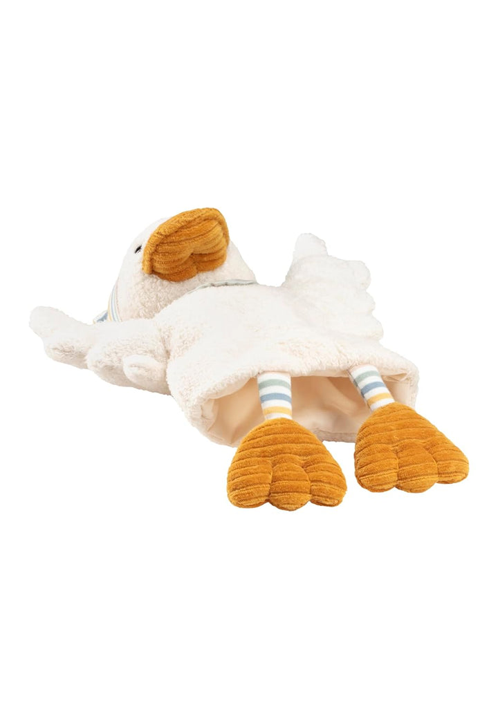 Sterntaler Handpuppe Ente Edda Lou mit Beanie Mütze, perfekt zum Geschichten erzählen, für das Kaspe