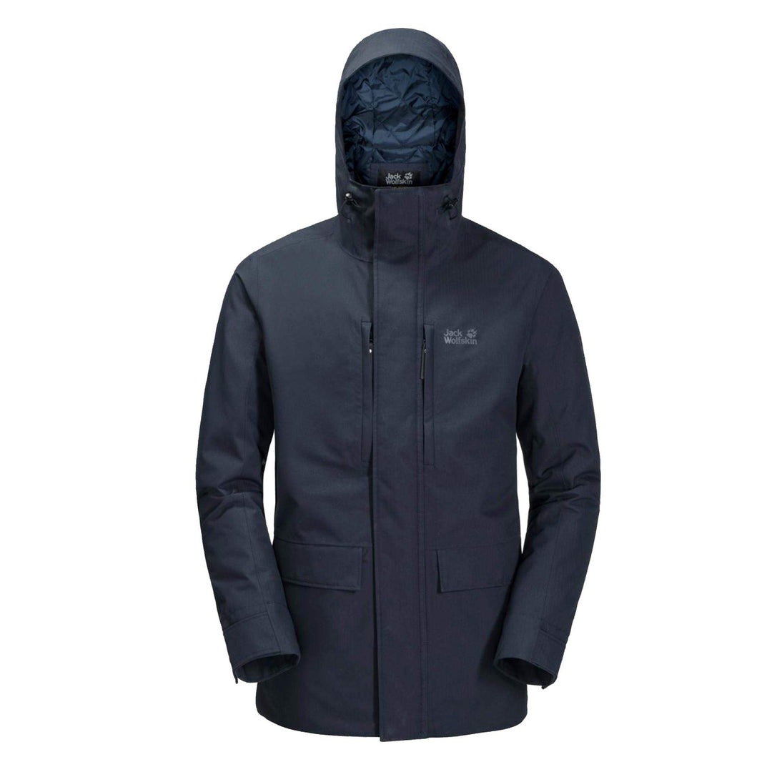 Jack Wolfskin Herren West Coast Jacket Wetterschutzjacke, L night blue
