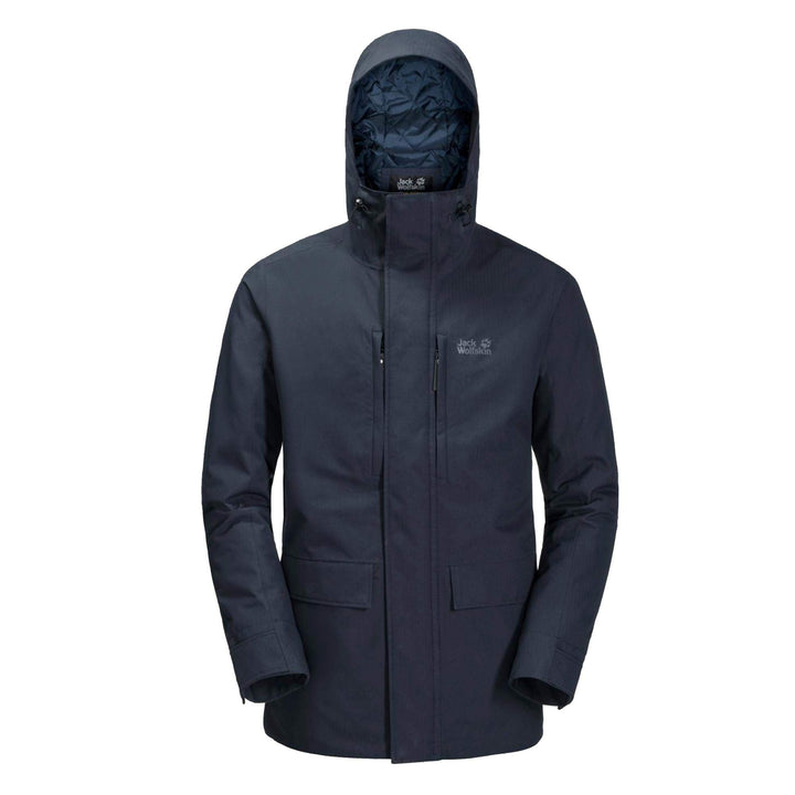 Jack Wolfskin Herren West Coast Jacket Wetterschutzjacke, L night blue