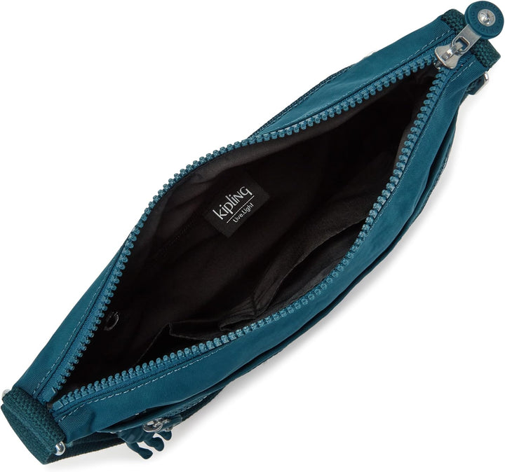 Kipling Unisex ARTO Medium Crossbody, Cosmic Emerald, Cosmic Emerald