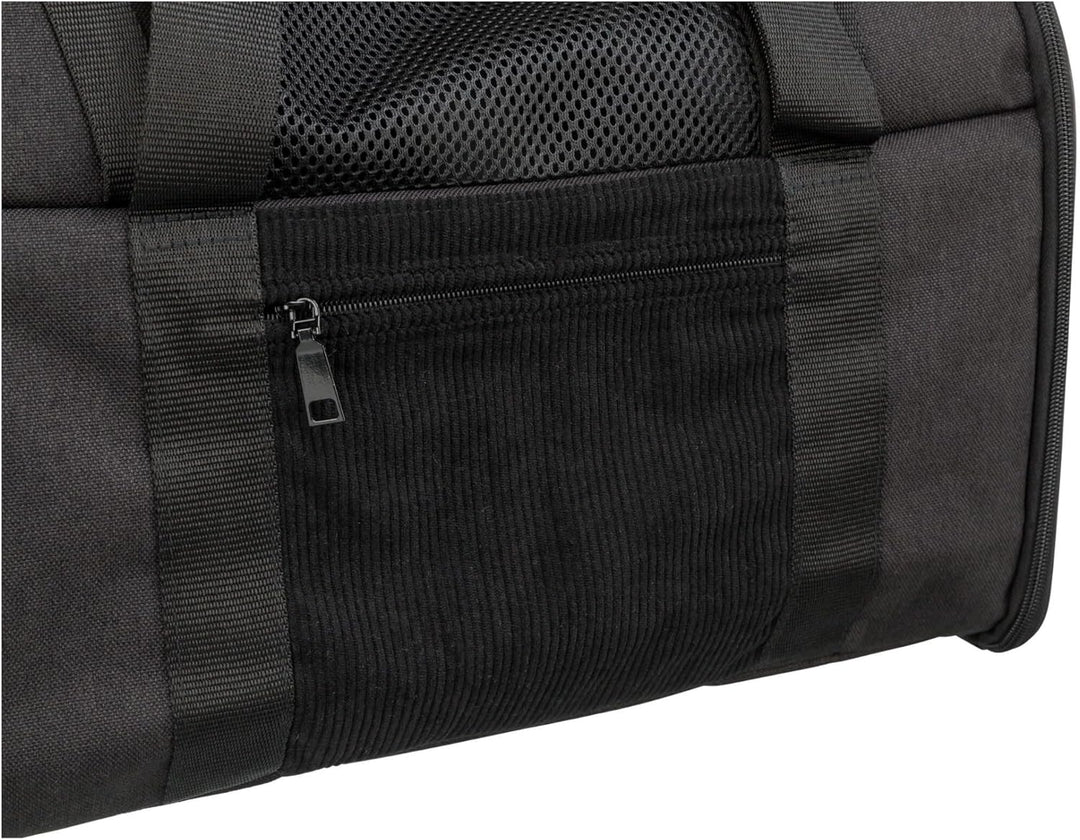 Trixie 2882 Rucksack Connor, 42 × 29 × 21 cm, schwarz/grau, schwarz/grau