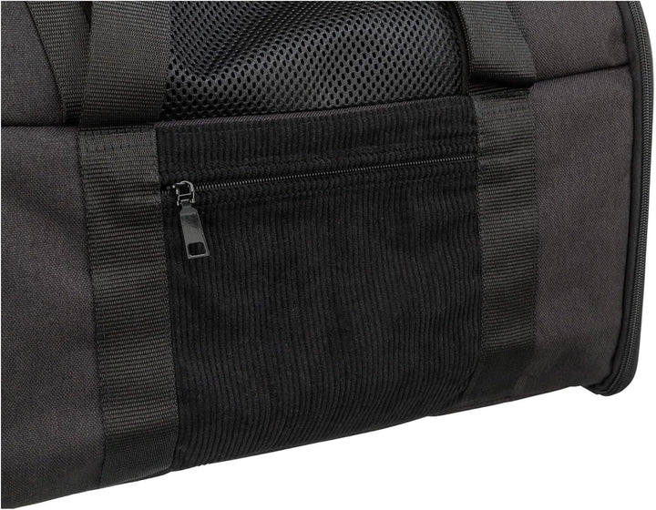 Trixie 2882 Rucksack Connor, 42 × 29 × 21 cm, schwarz/grau, schwarz/grau