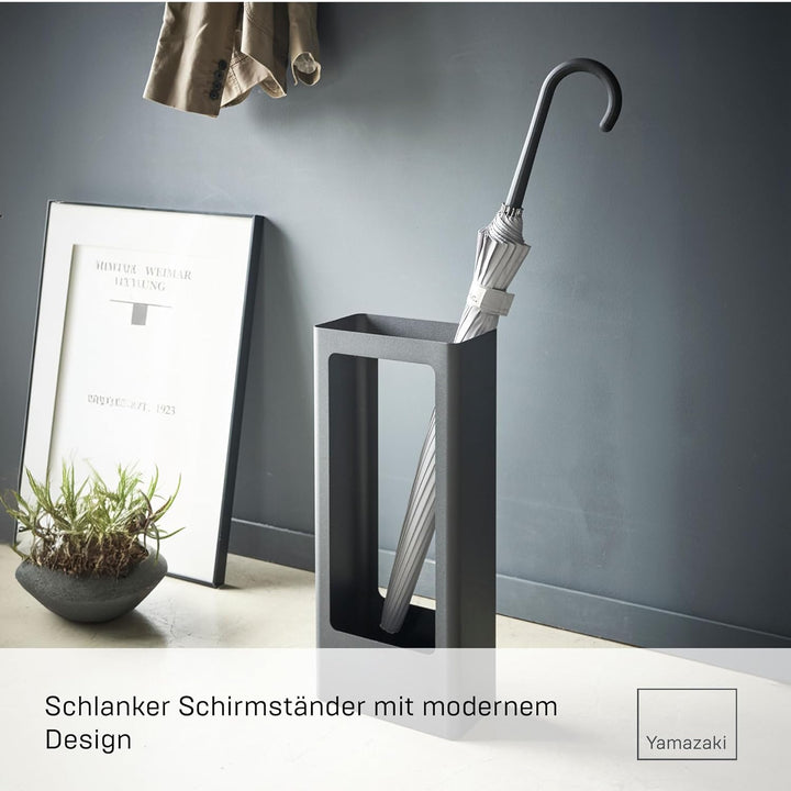 YAMAZAKI Schirmständer, Schwarz, One Size, 4929