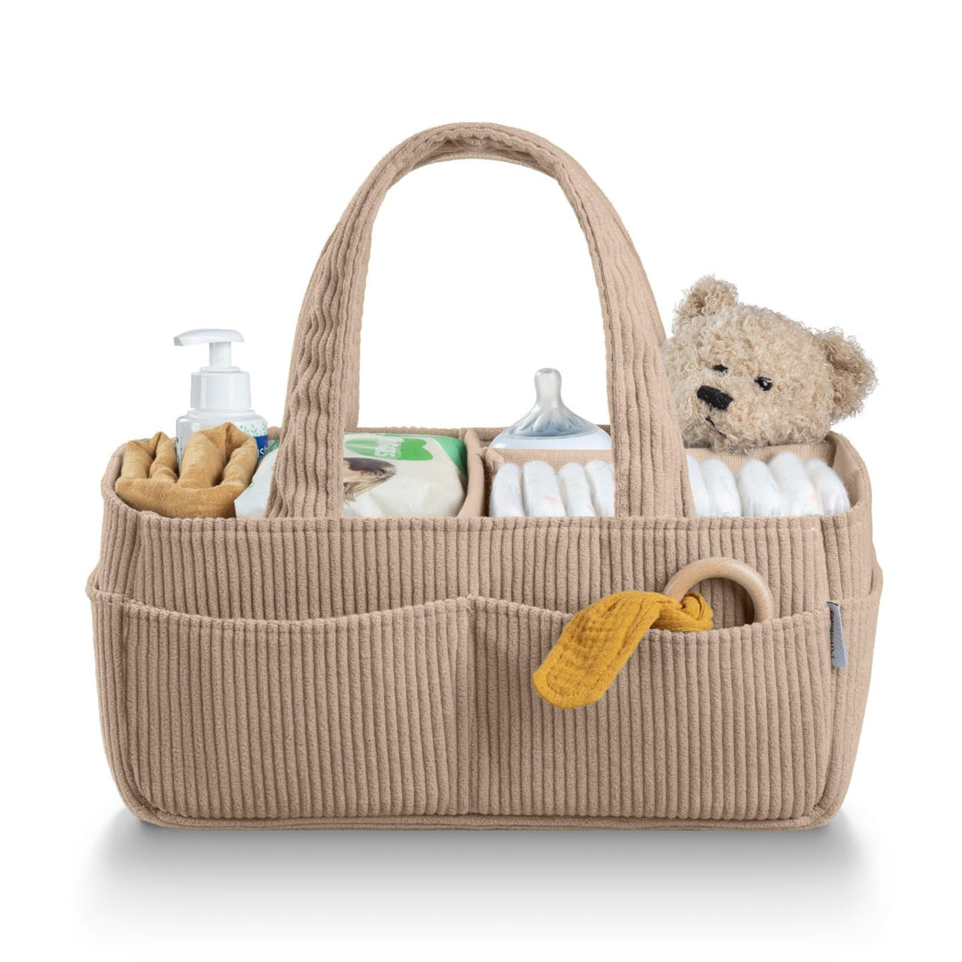 PUTSKA Baby Diaper Caddy Organizer for Changing Table – Stylish Nursery Storage Basket, Newborn Esse