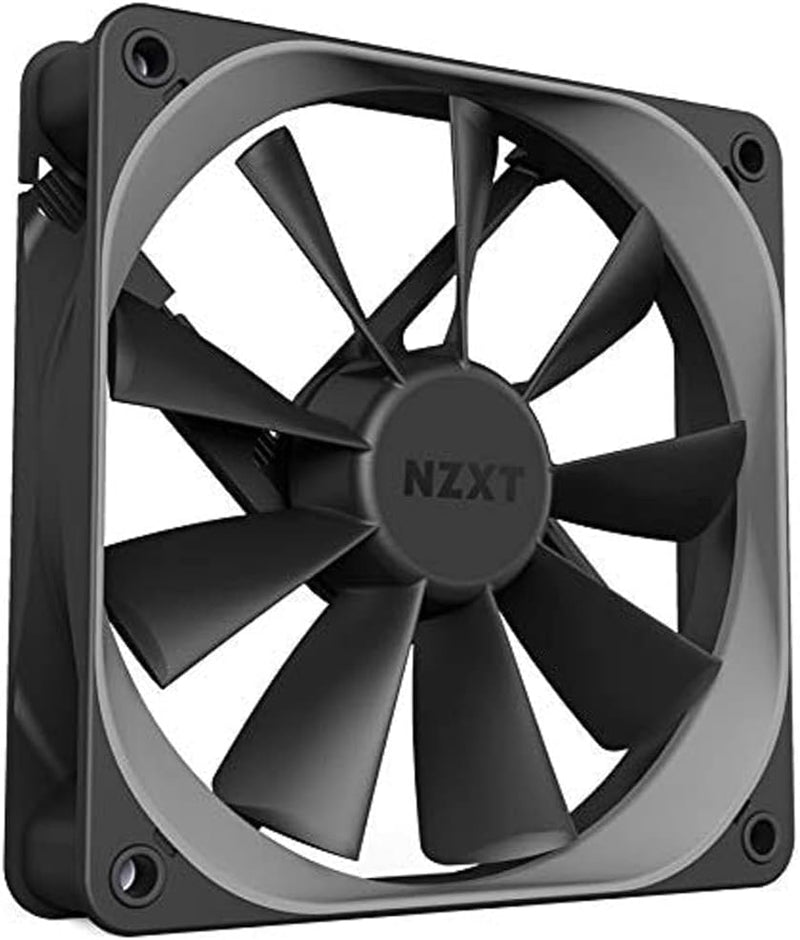 NZXT AER F - RF-AF140-B1 - 140mm - Winglet Designed Fan Blades - Fluid Dynamic Bearings - PWM Airﬂow