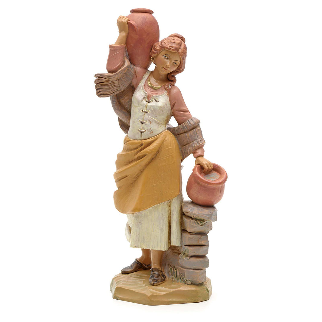 Holyart Hirtenmädchen Kannen 19 cm Fontanini