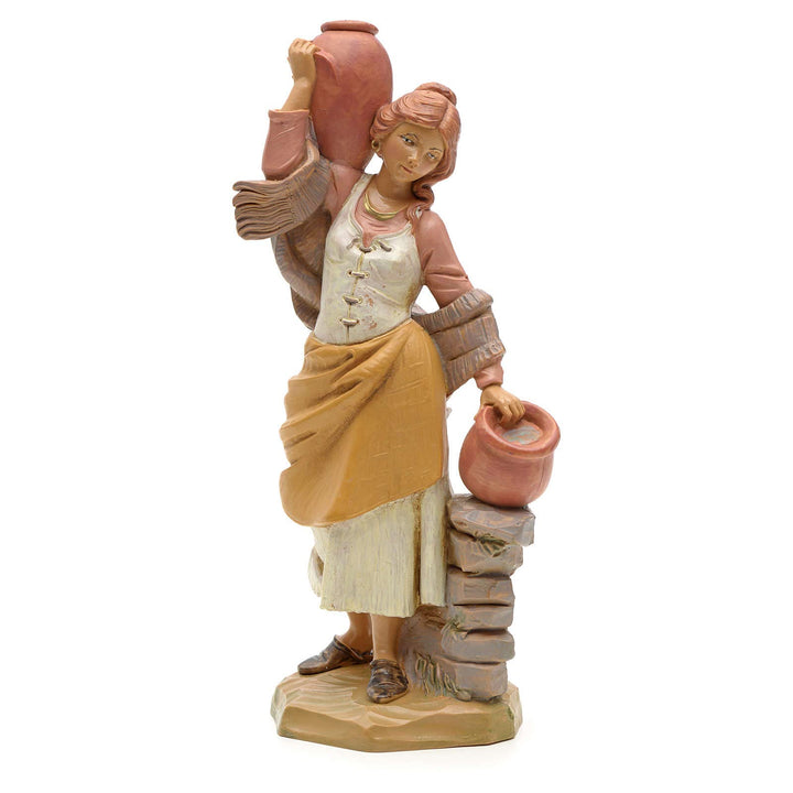 Holyart Hirtenmädchen Kannen 19 cm Fontanini