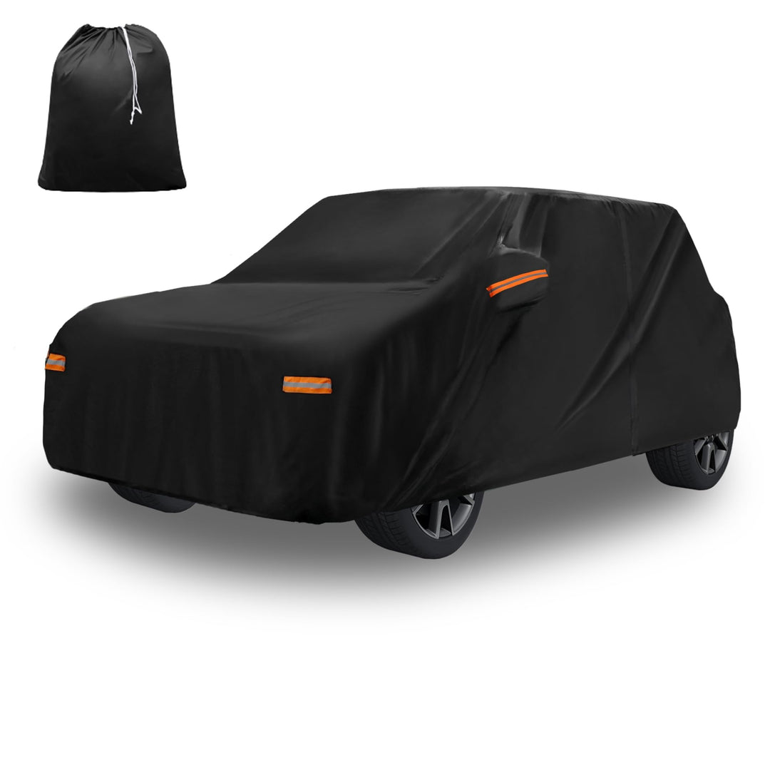 X AUTOHAUX Auto Abdeckung für Mini Cooper 2DR 2DR (2002-2021) Allwetter Wasserdicht UV Beständig Win