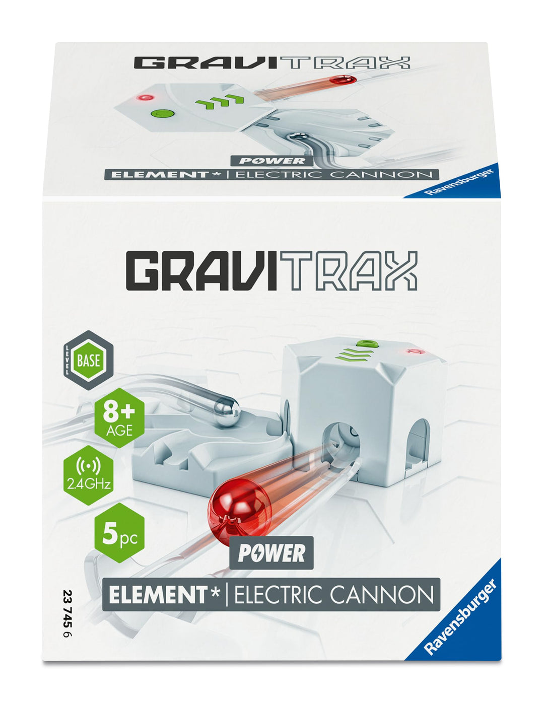 Ravensburger GraviTrax Power Element Electric Cannon 23745 - elektronische Erweiterung für Deine Kug