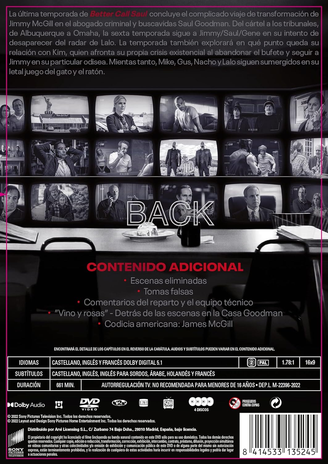 Better Call Saul 6ª Temporada - DVD