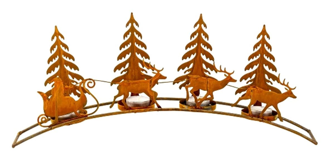 LB H&F Herbstdeko Weihnachtsdeko AUFSTELLER Deko Dekoration Dekofigur Herbst Winter Weihnachten Meta