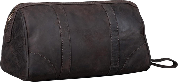 STILORD 'Charles' Kulturtasche Leder Gross Vintage Design für Herren und Damen Kulturbeutel Waschtas