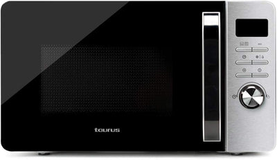 Taurus Fastwave 23L Digitale Mikrowelle – Eco-Modus, 800 W, Grill 900 W, Auftauen, Multicook, QuickS