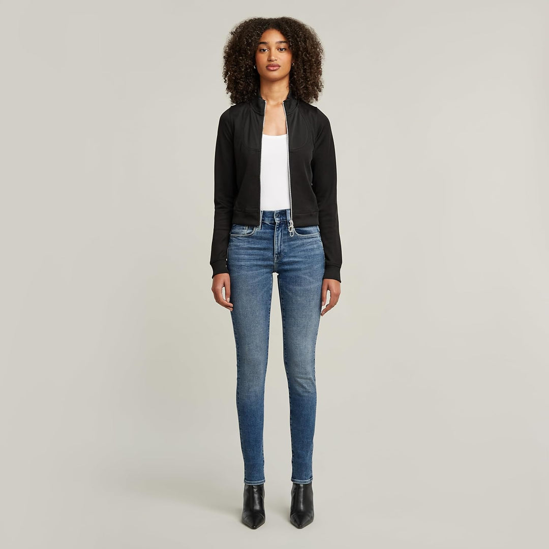 G-Star Damen Lhana Skinny Jeans 23W / 30L Blau (Faded Cascade D19079-c051-c606), 23W / 30L Blau (Fad
