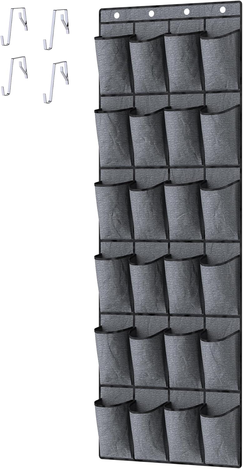 The Inventions Emporium Schuhorganizer hängend – Platzsparender Türorganizer für Schuhe, Schuhregal