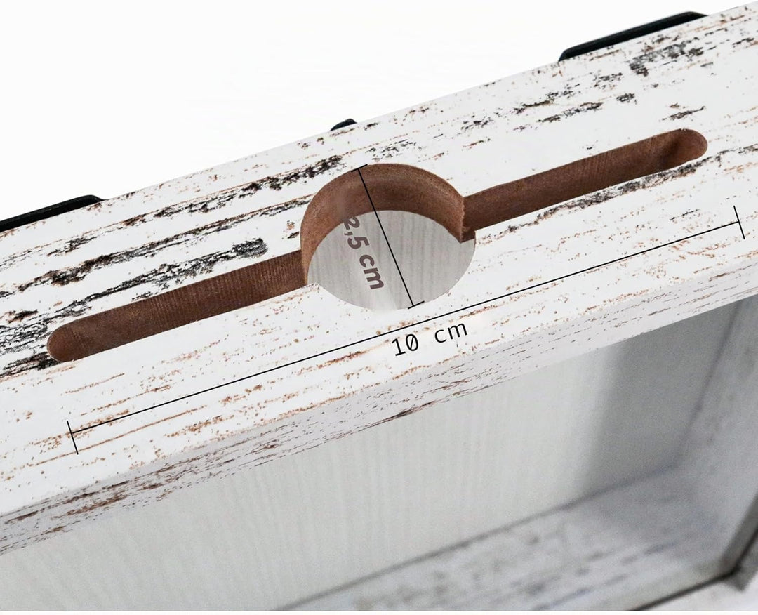 GraduationMall 20x20cm 3D Bilderrahmen für Tickets Shadow Box mit Slot,Rahmen zum Befüllen Speicherb