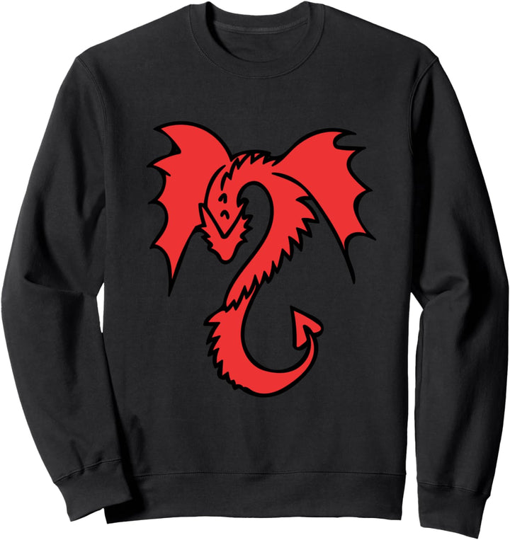 Cool Red Dragon Sweatshirt
