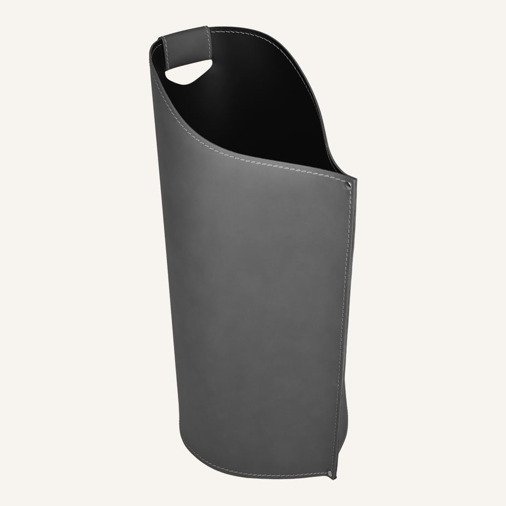 LLIMAC Design SAPEL, originaler Pellet-Tasche aus Leder, moderner Ofenpelletbehälter, Pellet-Organiz
