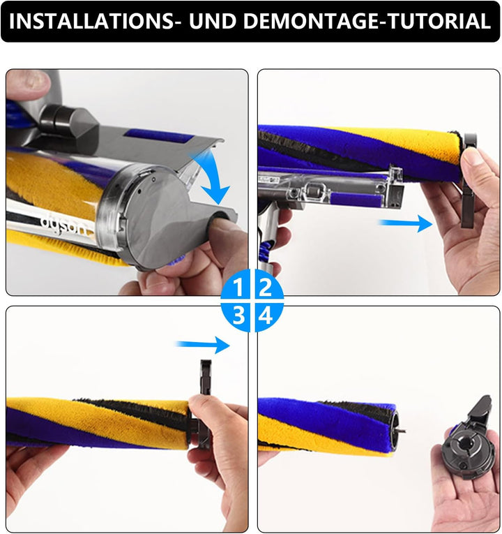 Yivy Ersatz Bürstenwalze für Dyson Gen5/V15 und V15 Detect Slim /V12 Slim /V10 Slim/V8 Slim Series S