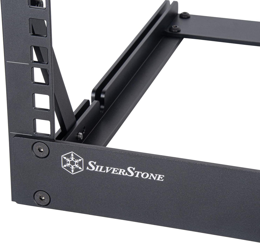 Silverstone SST-RK06U-OF 19-Zoll-6-HE-Desktop-Rack mit offenem Rahmen