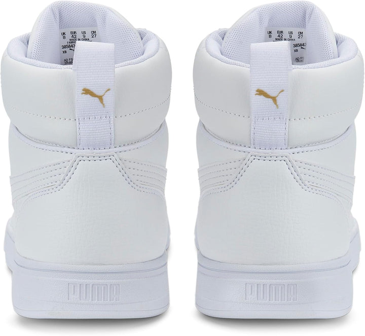 Puma Jungen Puma Caven 2.0 MidSneaker 37.5 EU Puma White Puma White Puma Team Gold Gray Violet, 37.5