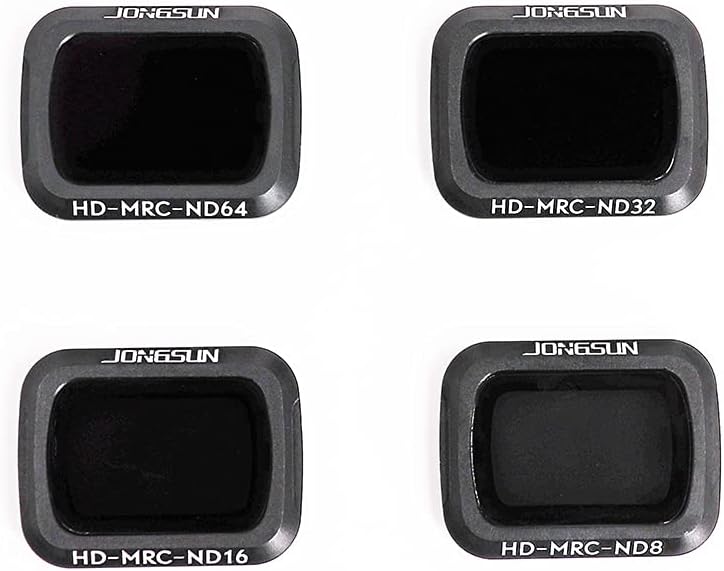 JONGSUN 4Pack ND Filter Set (ND8 ND16 ND32 ND64) Kompatibel mit DJI Mavic Air 2 Drone (Nicht Kompati