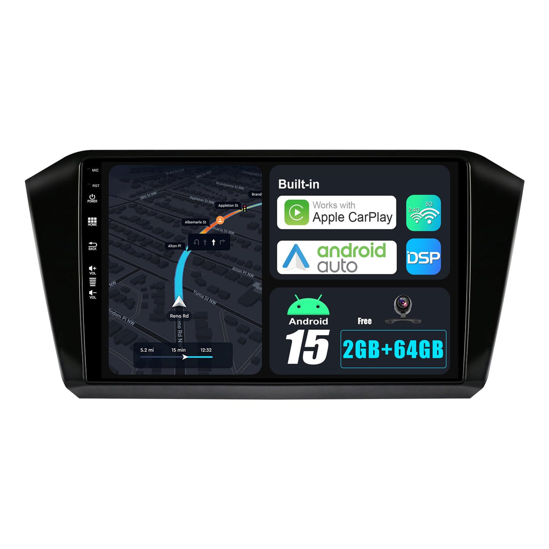 Android 15 Autoradio für VW Passat B8 Magotan (2016-2020) - Eingebautes CarPlay Android Auto - KOSTE