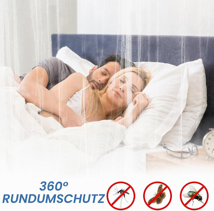 Mückennetz Bett XXL, Moskitonetz Reise Outdoor, Moskitonetz Doppelbett Einzelbett, Betthimmel Rechte