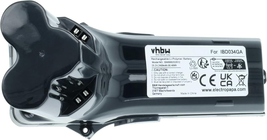 vhbw Akku Ersatz für Philips 6.27.40.08-0 | IBD034GA, IP822, 300000517621, 300000517631 für Staubsau