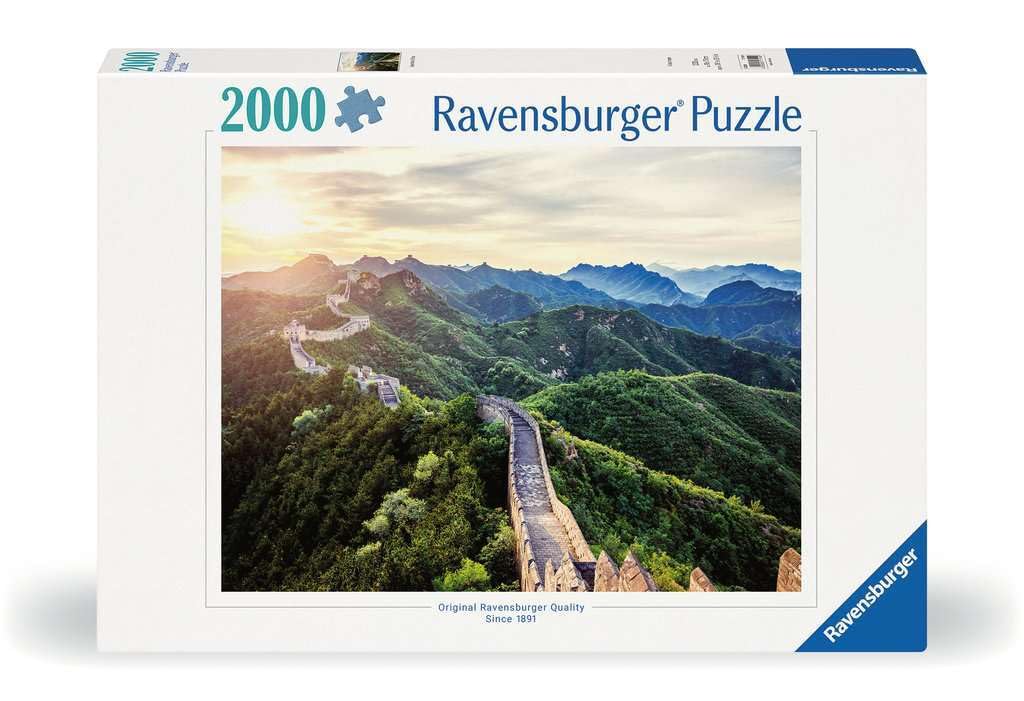 Ravensburger Puzzle 17114 - Chinesische Mauer im Sonnenlicht - 2000 Teile Puzzle für Kinder und Erwa
