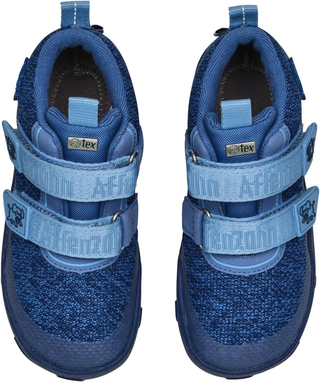 Affenzahn Barfussschuh Baumwolle Lucky Klettverschluss Vegan rutschfest Flexibel Reflektierend für d