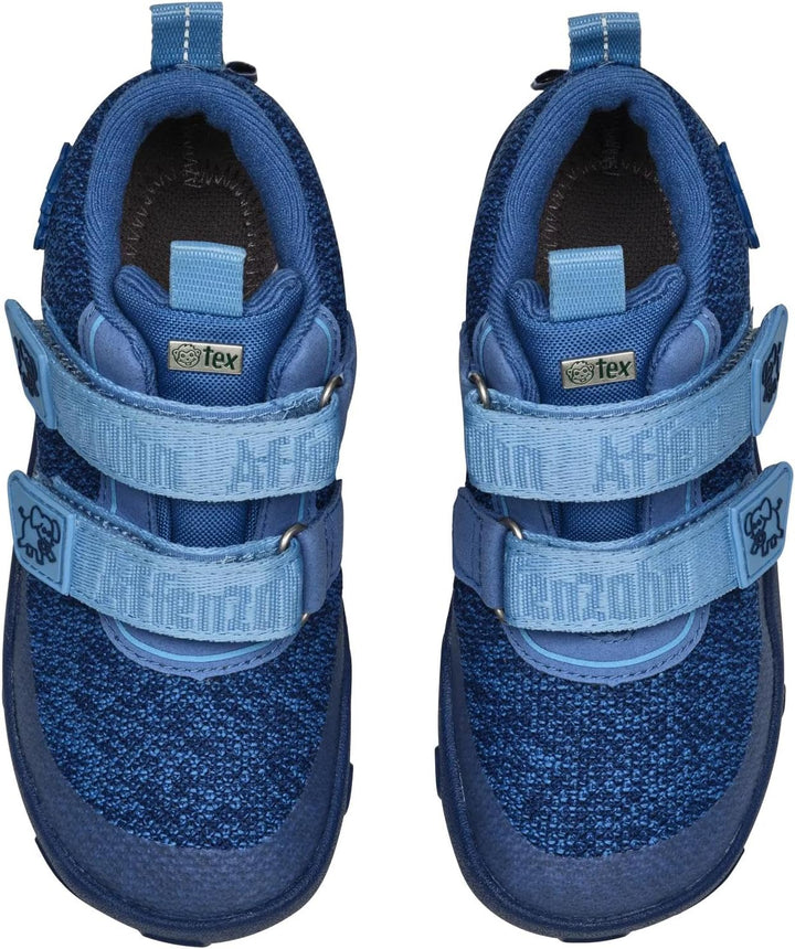 Affenzahn Barfussschuh Baumwolle Lucky Klettverschluss Vegan rutschfest Flexibel Reflektierend für d