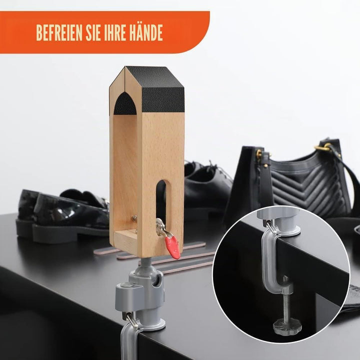 FASTTOBUY Leder Werkzeug Leder Pony, Leder nähen Crafts DIY Nähen Schnürsystem, Nähkloben zum festha