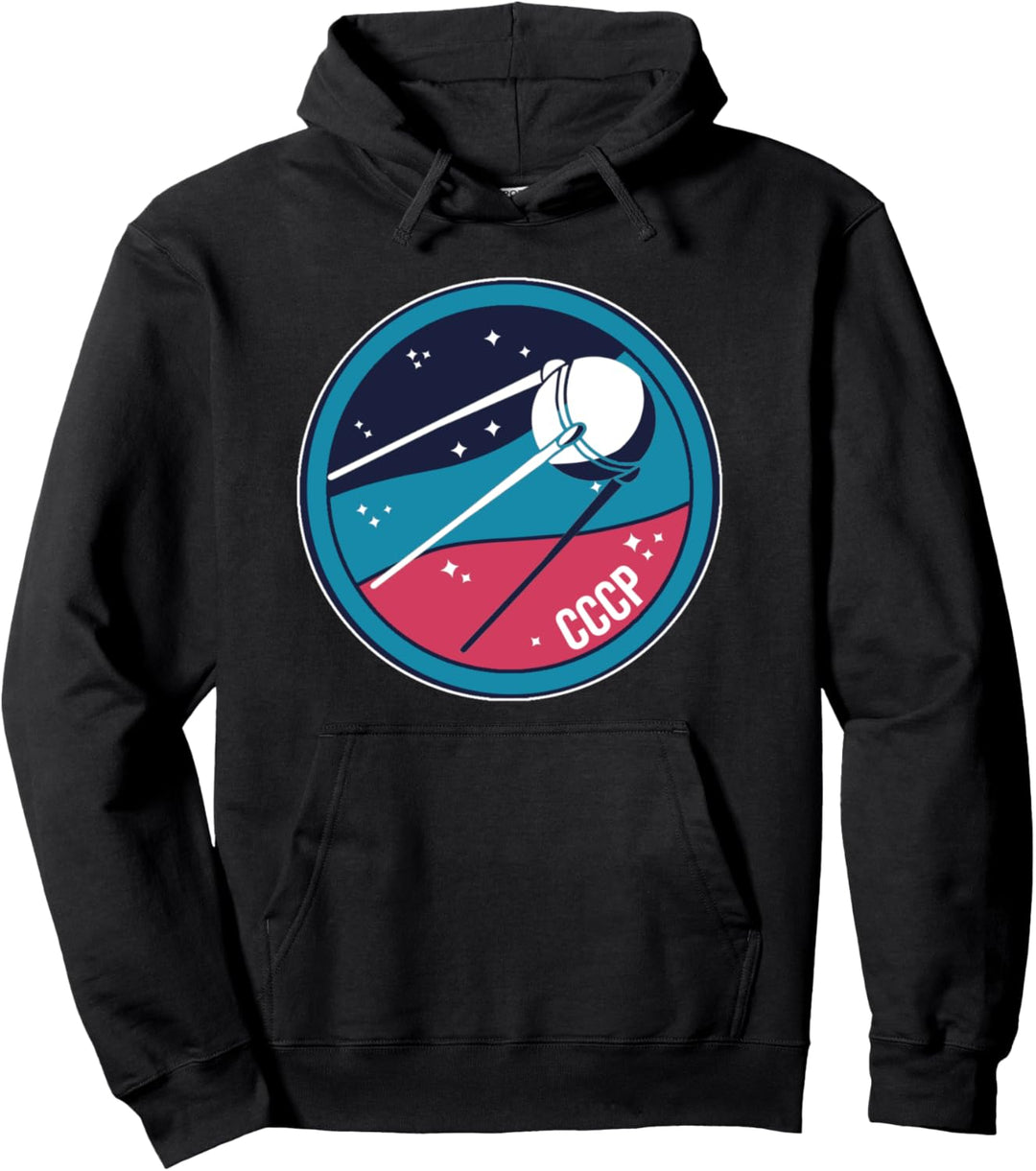 Sputnik UDSSR Sowjetunion Satellit Geschenkidee Pullover Hoodie