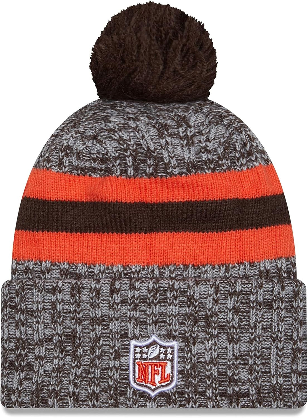 New Era NFL Sideline Sport Knit Mütze American Football 2023/2024 Wintermütze mit Bommel One Size al