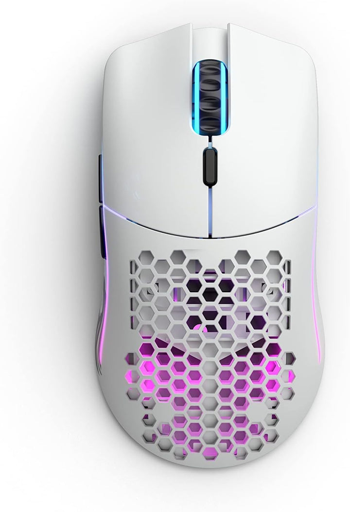 Glorious Gaming Model O Wireless Gaming Mouse – Superleichte 69 g, Wabendesign, RGB-Beleuchtung, bei