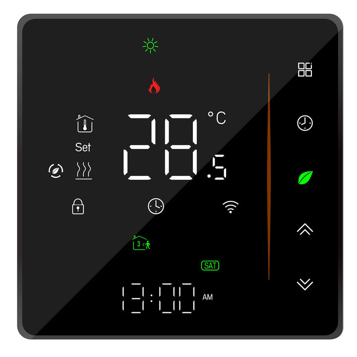 Wengart WiFi Thermostat für Wasserheizung & Gastherme, 3A Smart Home Raumthermostat kompatibel mit e