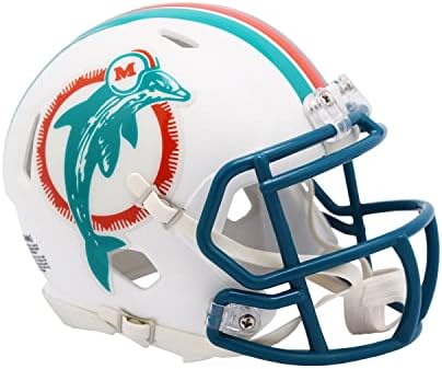 Riddell Mini Football Helm - Speed Miami Dolphins 1980-96
