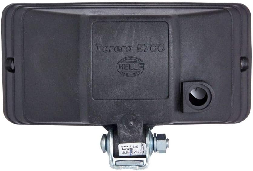 HELLA - Halogen-Arbeitsscheinwerfer 5700 - 24/12V - Anbau/geschraubt - stehend/schwenkbarer Montageb