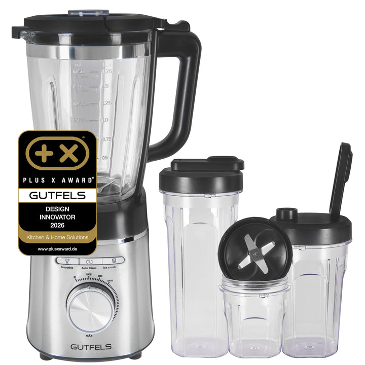 Standmixer BLEND 5010 | Standmixer Glas 1,75 L | 1400 W | stufenlose Regulierung | Mixer Küche mit S