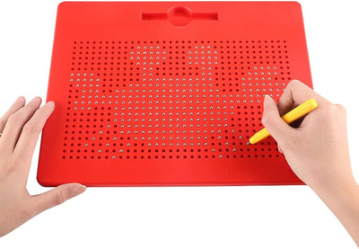 HONPHIER Kinder Zaubertafel Magnetische Zeichenbrett Reissbrett mit Stift Stahlkugel Tablet Abwischb