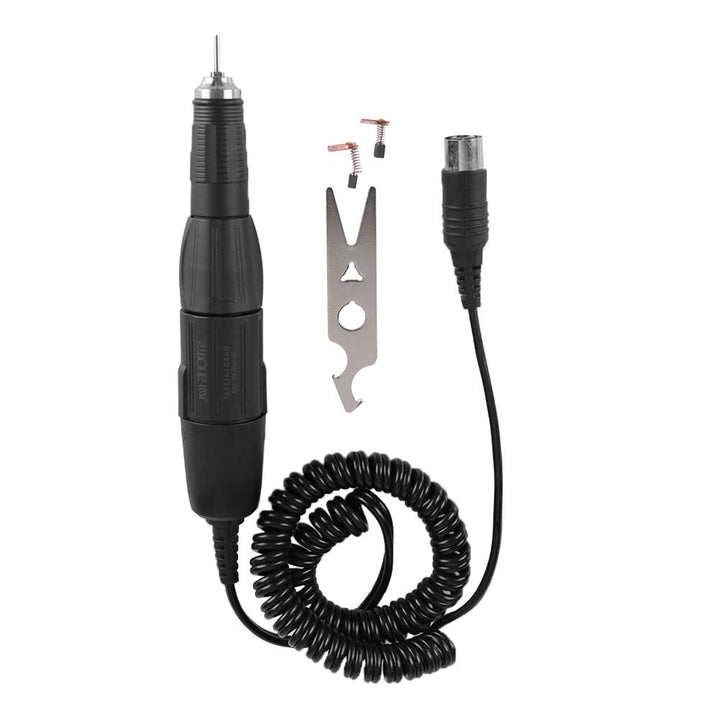 Elektrischer Nagelbohrergriff für Nagelmaniküremaschine, 02L-2,35 mm Handstück, Schwarz