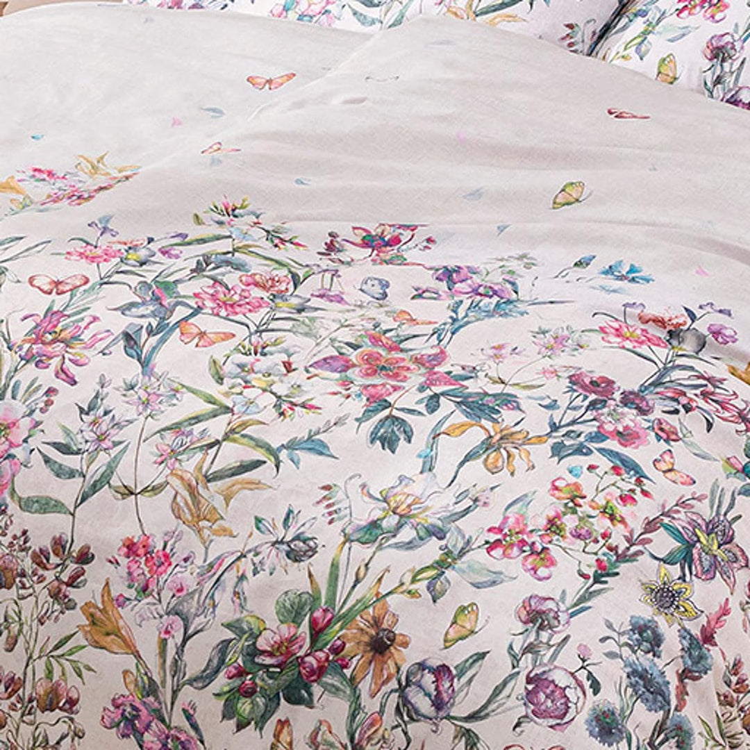 ESTELLA Mako-Satin Bettwäsche Tallulah Multicolor 1 Bettbezug 155 x 200 cm + je 1 Kissenbezug 80 x 8