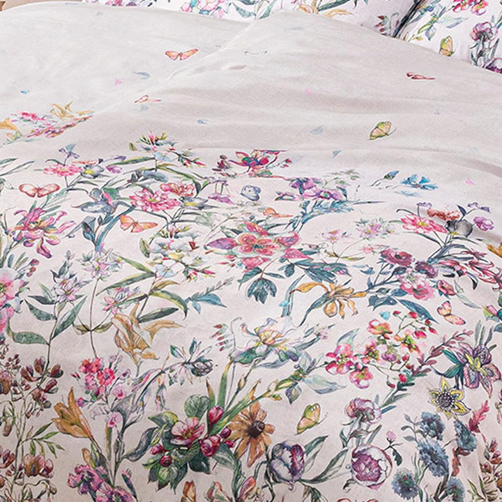 ESTELLA Mako-Satin Bettwäsche Tallulah Multicolor 1 Bettbezug 155 x 200 cm + je 1 Kissenbezug 80 x 8