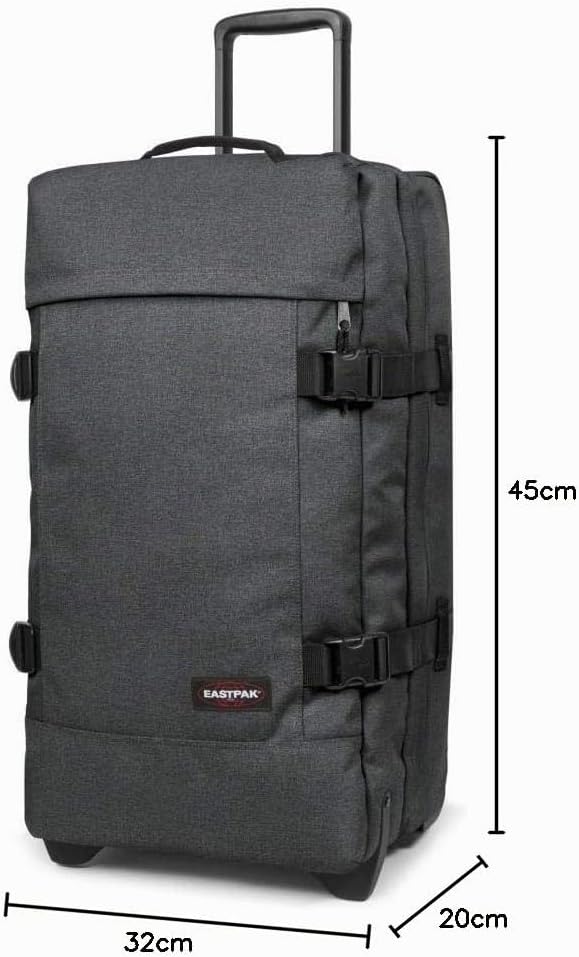 EASTPAK TRANVERZ XXS Koffer, 45 cm, 28 L Black Denim, Black Denim