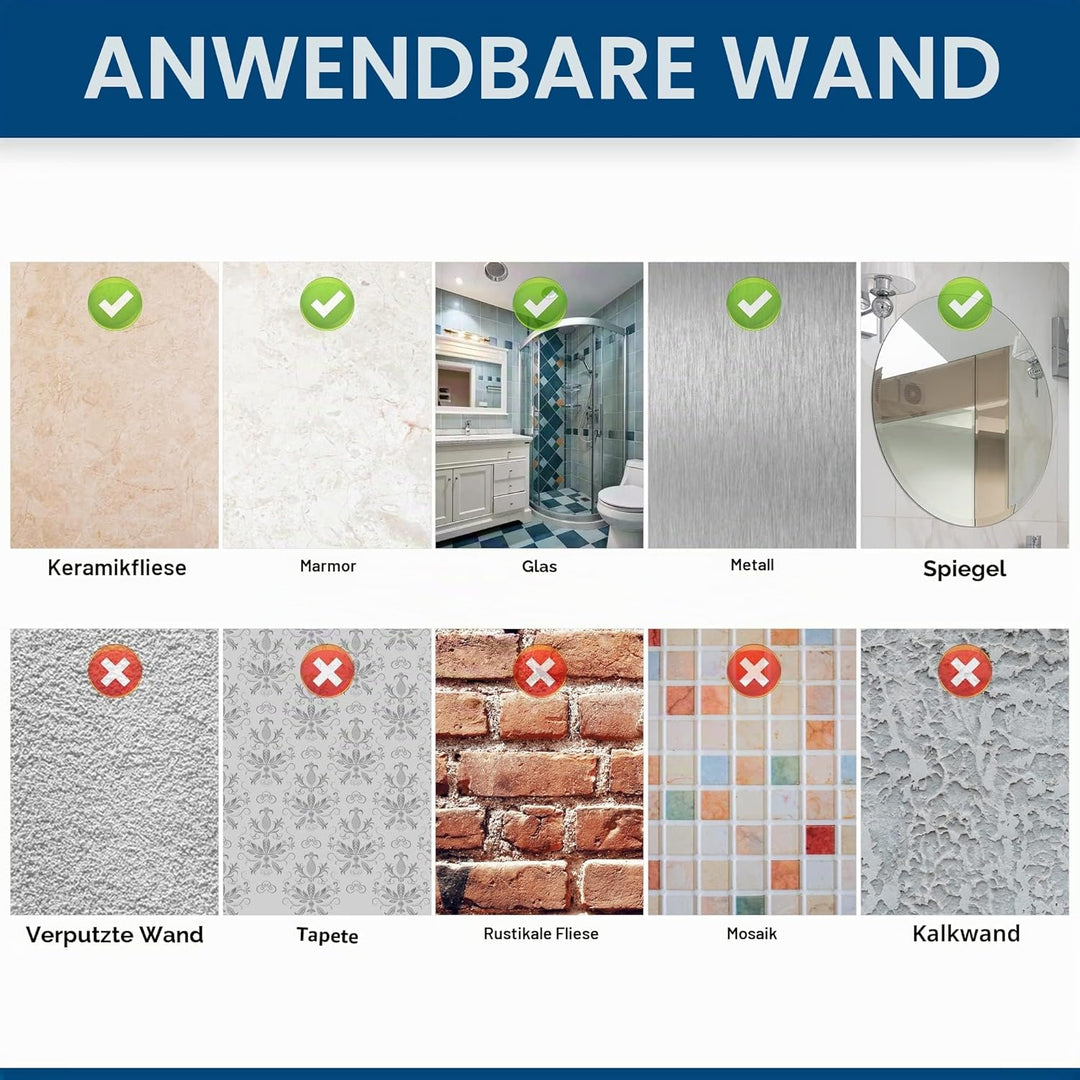 OETAMS Handtuchhalter Ohne Bohren Schwarz Matt Handtuchstange Edelstahl Handtuchhalter Bad Eckig Han