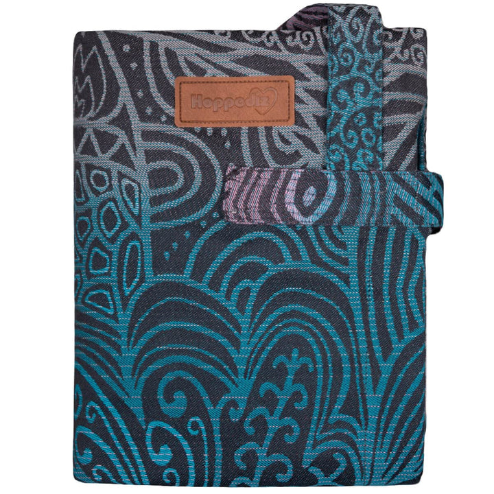 Hoppediz Wickelmax, die Wickelunterlage für unterwegs, Jaipur black Jaipur black Onesize, Jaipur bla