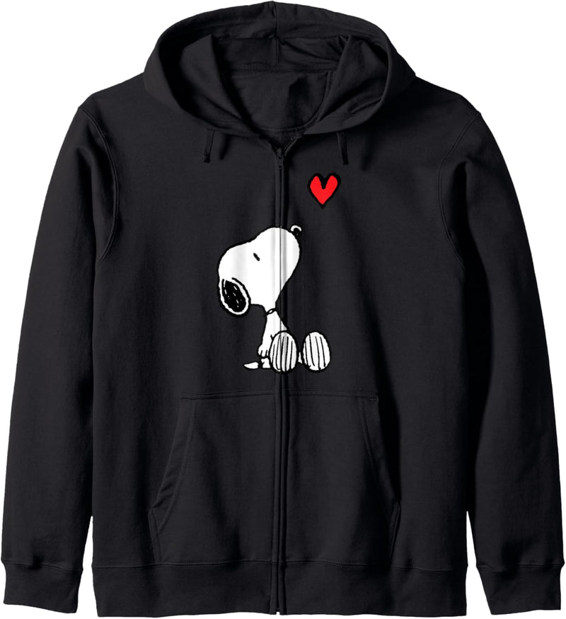 Peanuts Herz sitzender Snoopy Kapuzenjacke