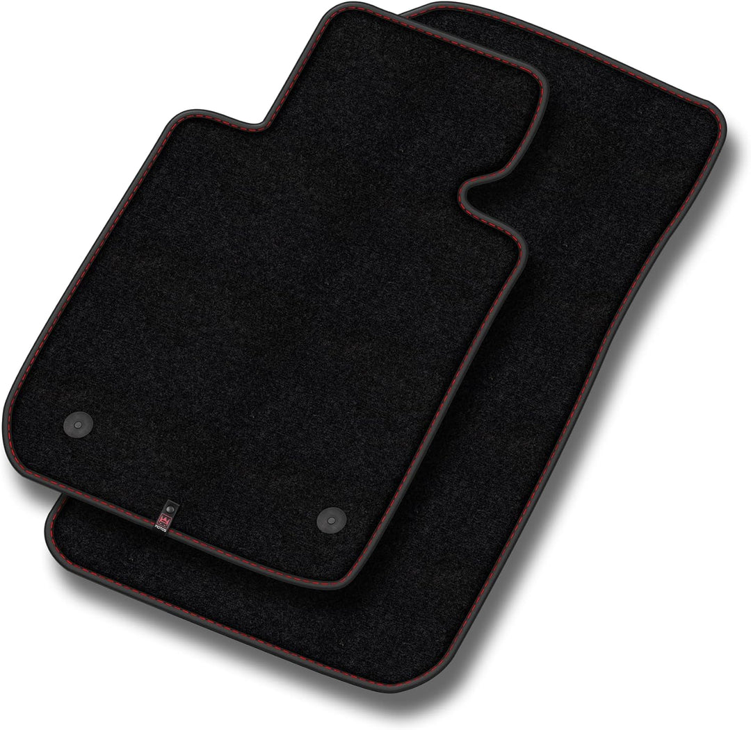 M MOTOS Velours Premium fussmatten Auto kompatibel mit Mercedes-Benz SLK R170 1996-2004 - Premium, M