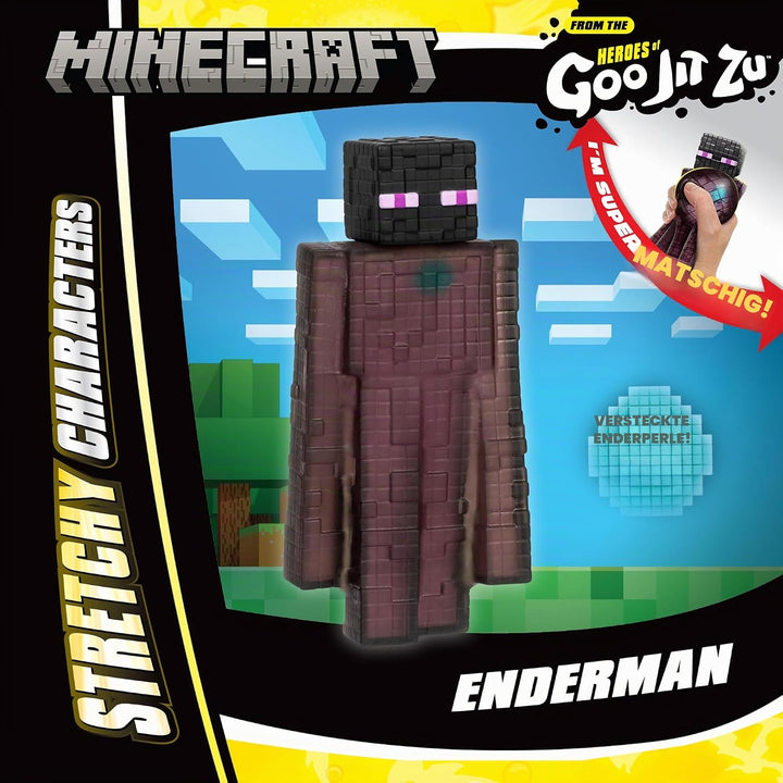 Heroes of Goo Jit Zu – Dehnbare Minecraft-Figuren, Enderman mit Enderperle zum Sammeln, einzigartige
